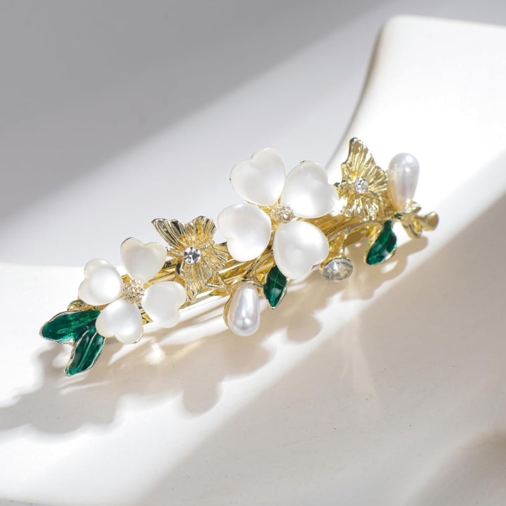 Flower hair clip